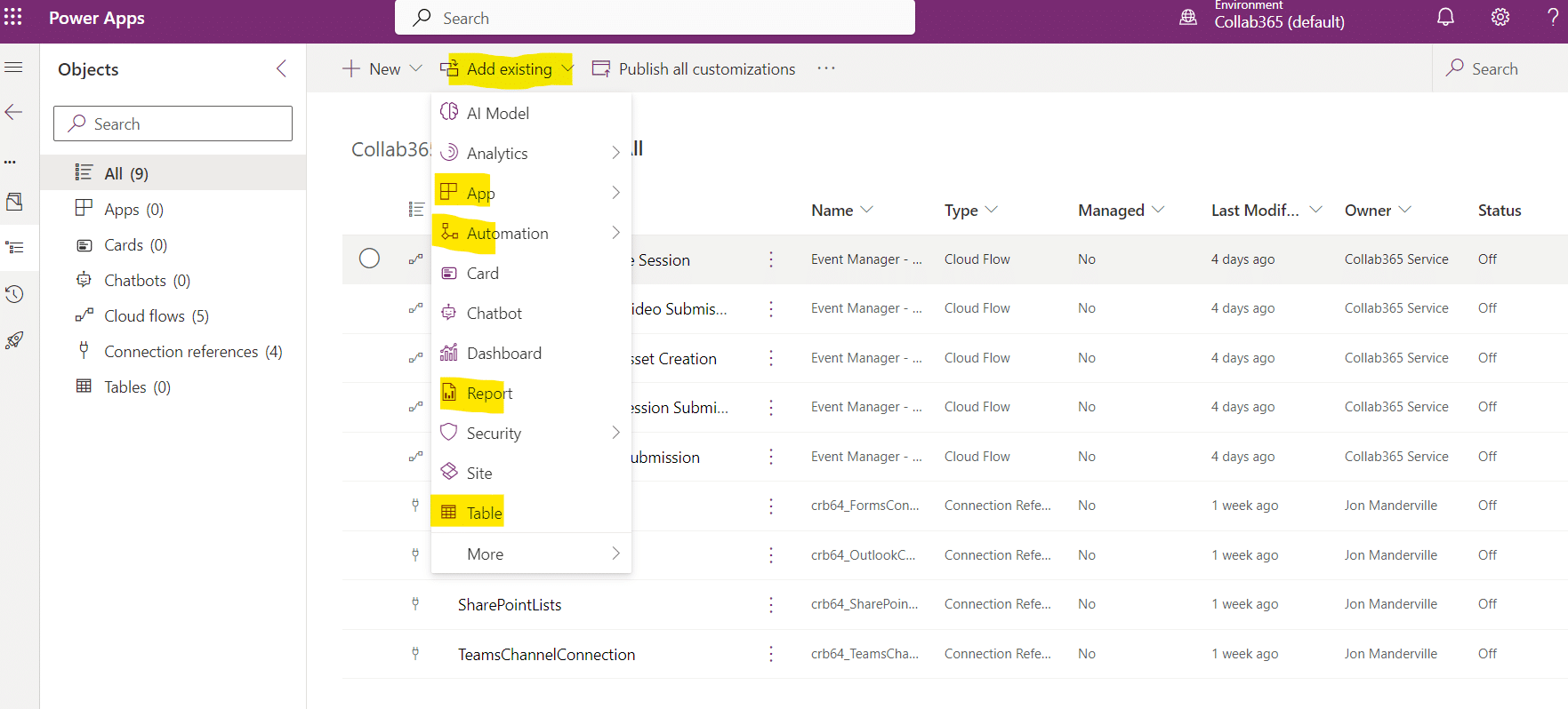 Add Components To Solutions