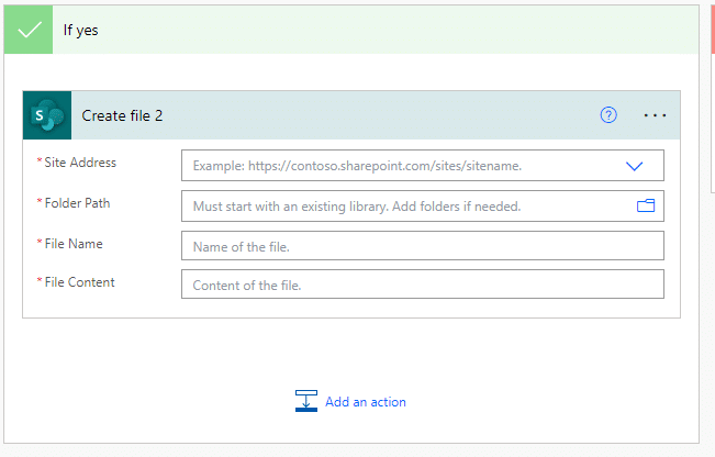 create attachement file