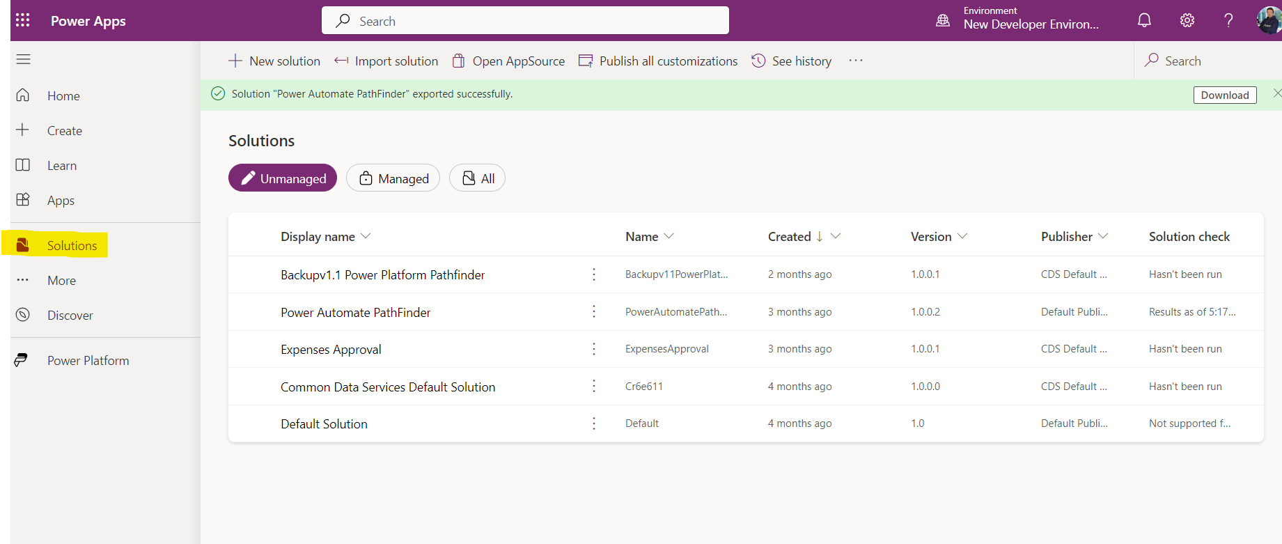 Power Platform Solutions
