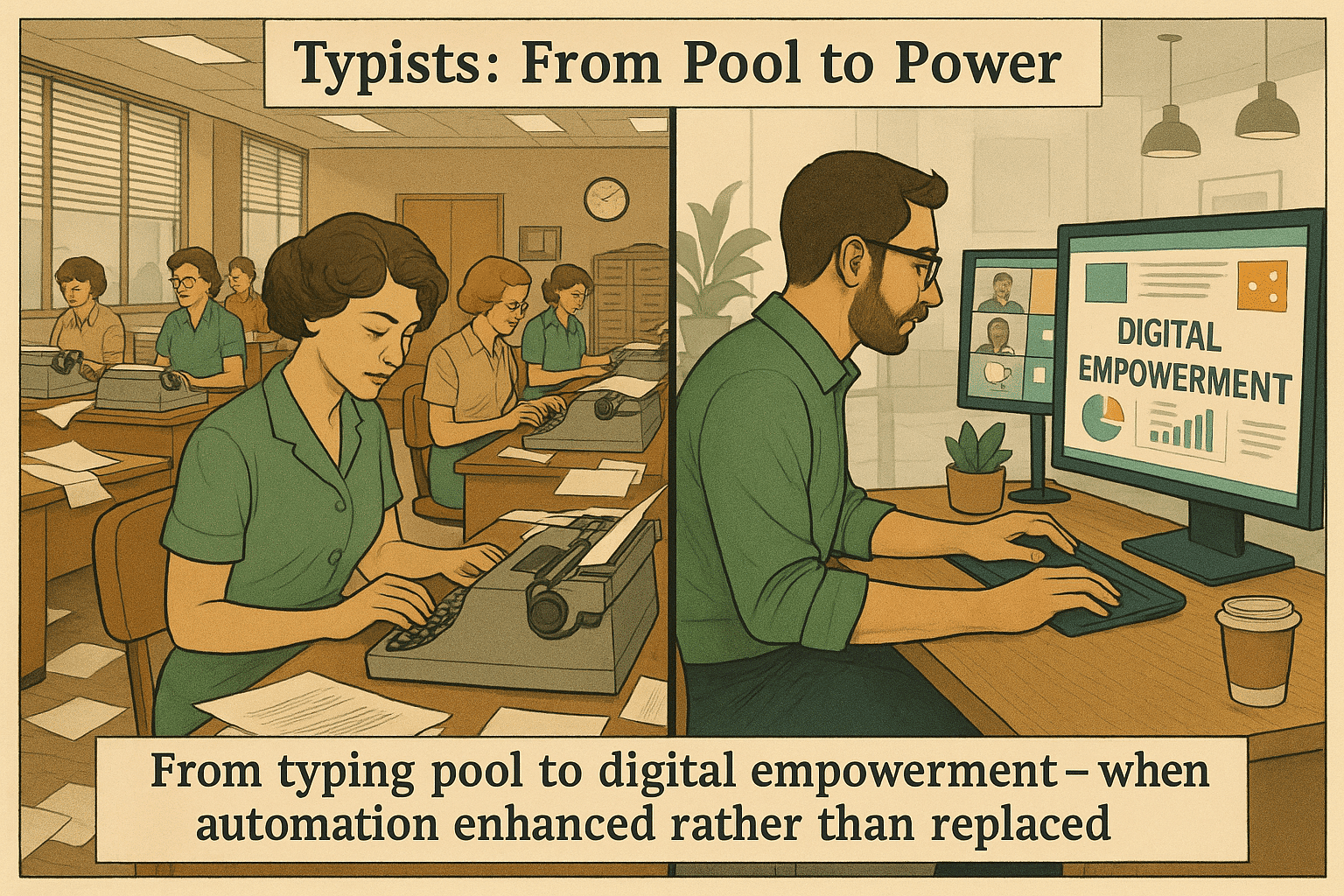typists to power